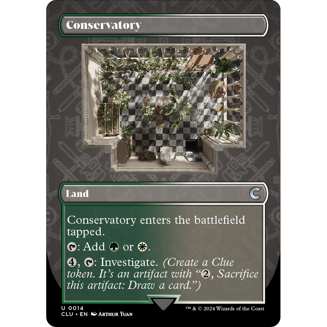 Conservatory (Borderless) (CLU-014) - Ravnica: Clue Edition (Borderless)
