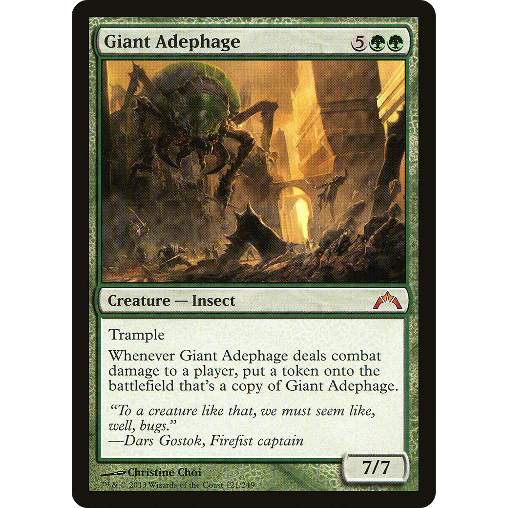 Giant Adephage (GTC-121) - Gatecrash Foil