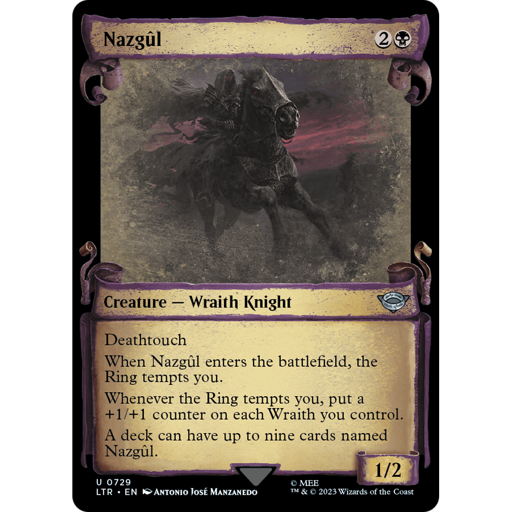 Nazgûl (LTR-729) - The Lord of the Rings: Tales of Middle-earth: (Showcase) Foil