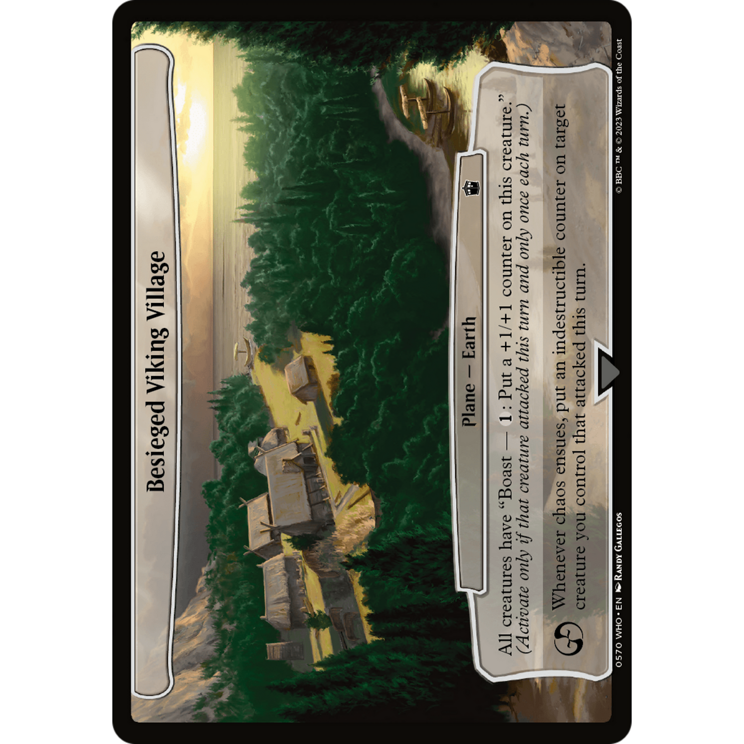 Besieged Viking Village (WHO-570) - Doctor Who