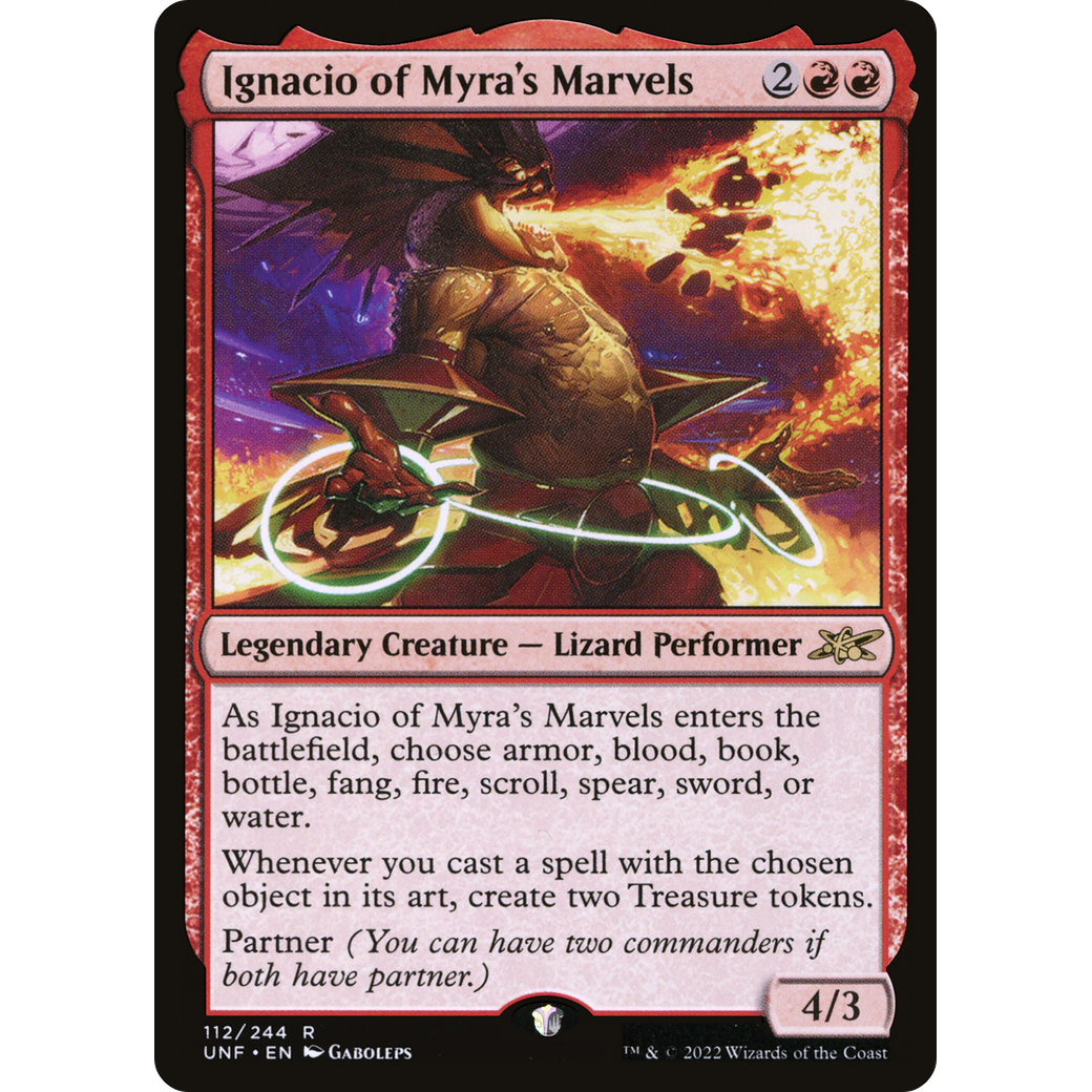 Ignacio of Myra's Marvels (UNF-112) - Unfinity Foil