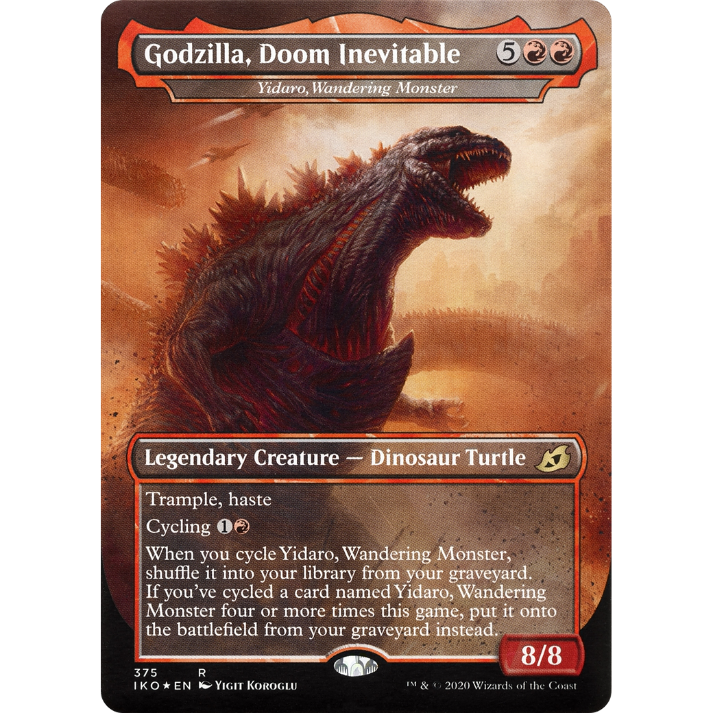 Godzilla, Doom Inevitable - Yidaro, Wandering Monster (IKO-375) - Ikoria: Lair of Behemoths / Godzilla, Doom Inevitable (Borderless)