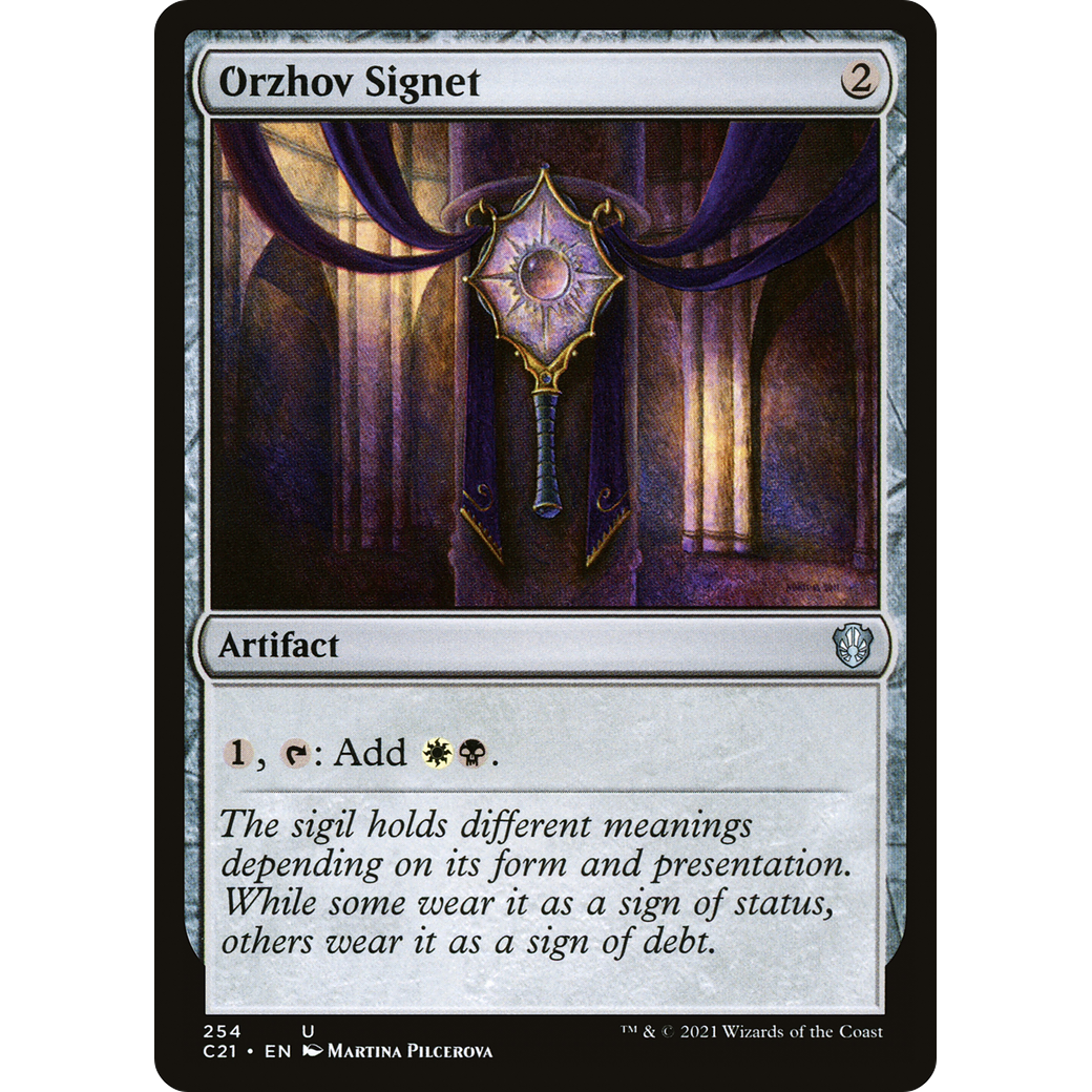 Orzhov Signet (C21-254) - Commander 2021