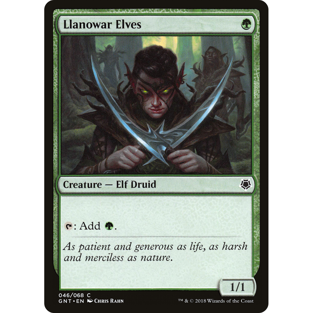Llanowar Elves (GNT-046) - Game Night