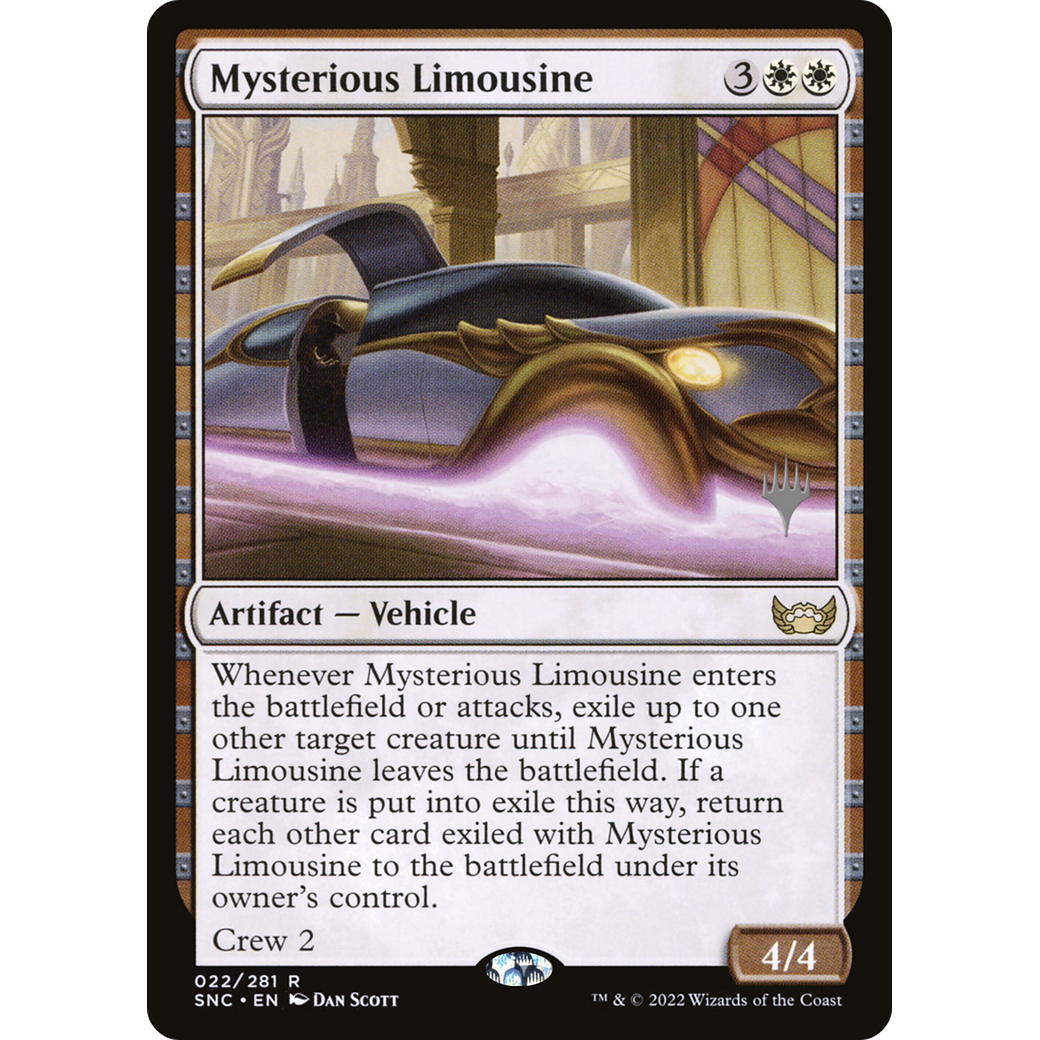Mysterious Limousine (PPSNC-022) - Streets of New Capenna Promos
