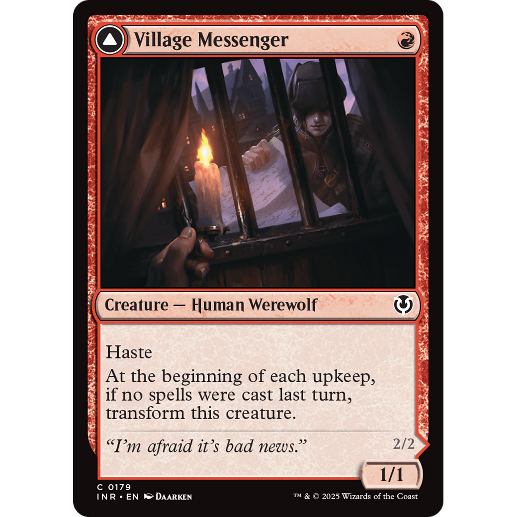 Village Messenger // Moonrise Intruder (INR-179) - Innistrad Remastered