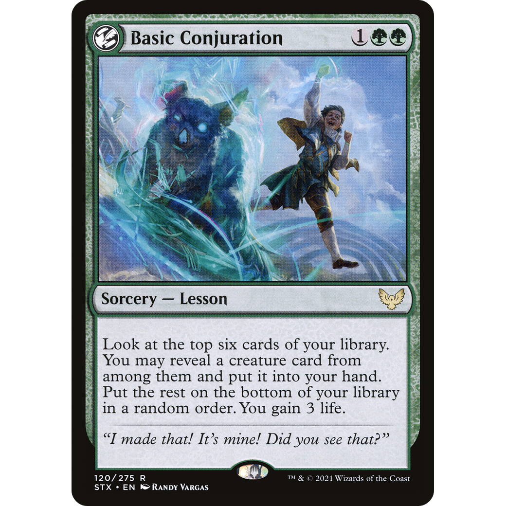 Basic Conjuration (STX-120) - Strixhaven: School of Mages: (lesson)