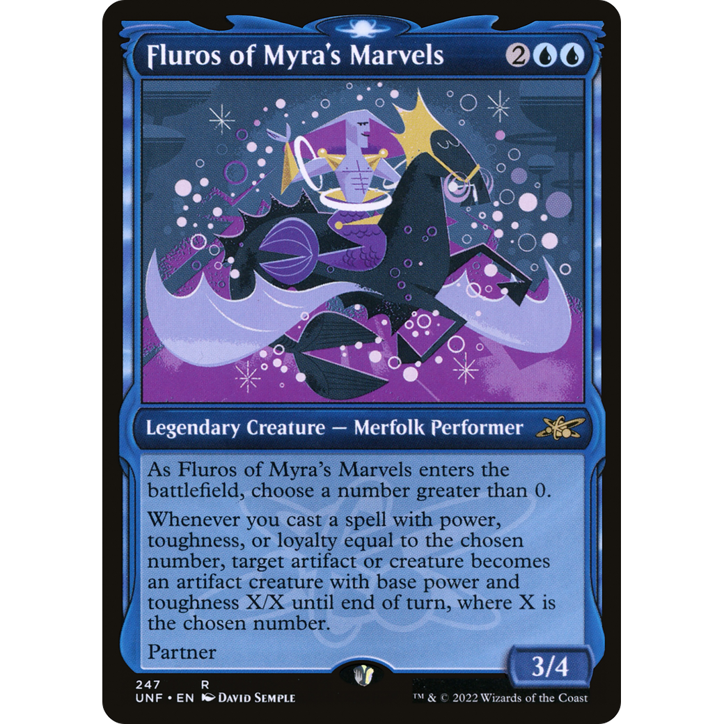 Fluros of Myra's Marvels (Showcase) (UNF-247) - Unfinity: (Showcase)