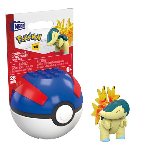 Pokemon: Series 16 Mega Construx Poke Ball - Cyndaquil