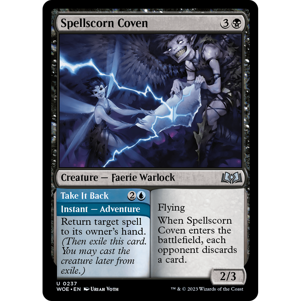 Spellscorn Coven // Take It Back (WOE-237) - Wilds of Eldraine