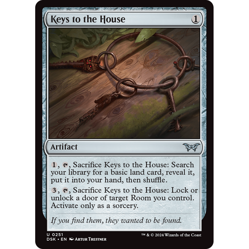Keys to the House (DSK-251) - Duskmourn: House of Horror