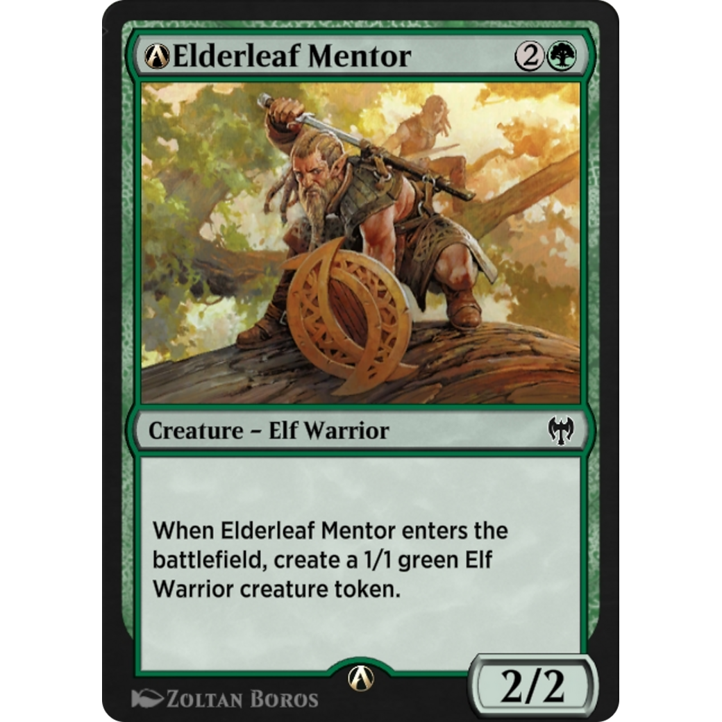 A-Elderleaf Mentor (KHM-A-165) - Kaldheim