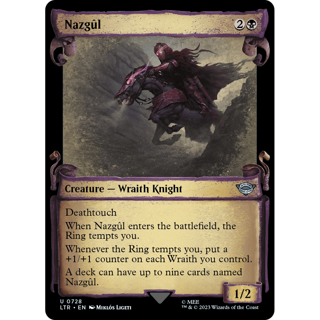 Nazgûl (LTR-728) - The Lord of the Rings: Tales of Middle-earth: (Showcase) Foil