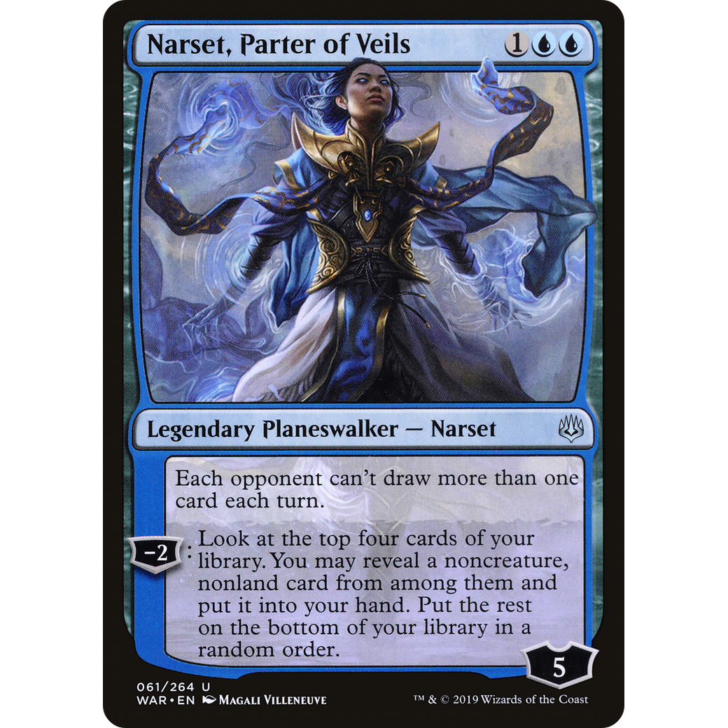 Narset, Parter of Veils (WAR-061) - War of the Spark Foil
