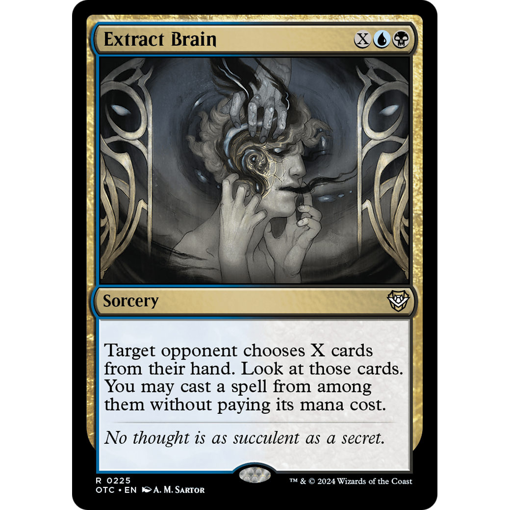 Extract Brain (OTC-225) - Outlaws of Thunder Junction Commander