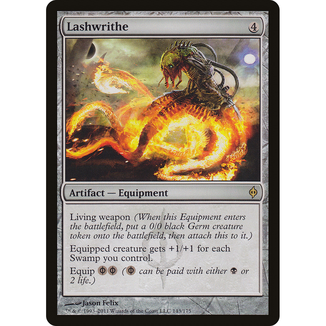 Lashwrithe (NPH-143) - New Phyrexia Foil