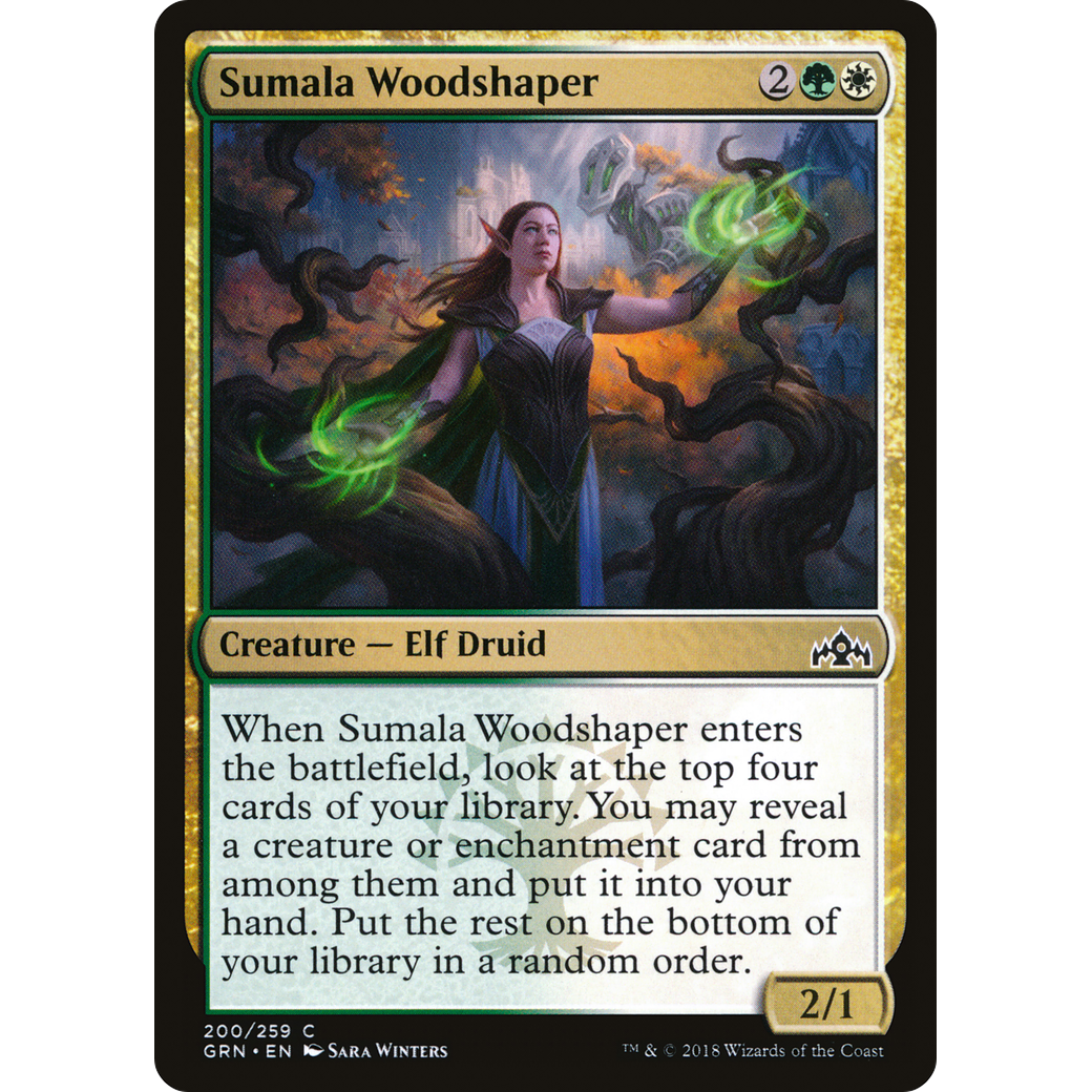 Sumala Woodshaper (GRN-200) - Guilds of Ravnica