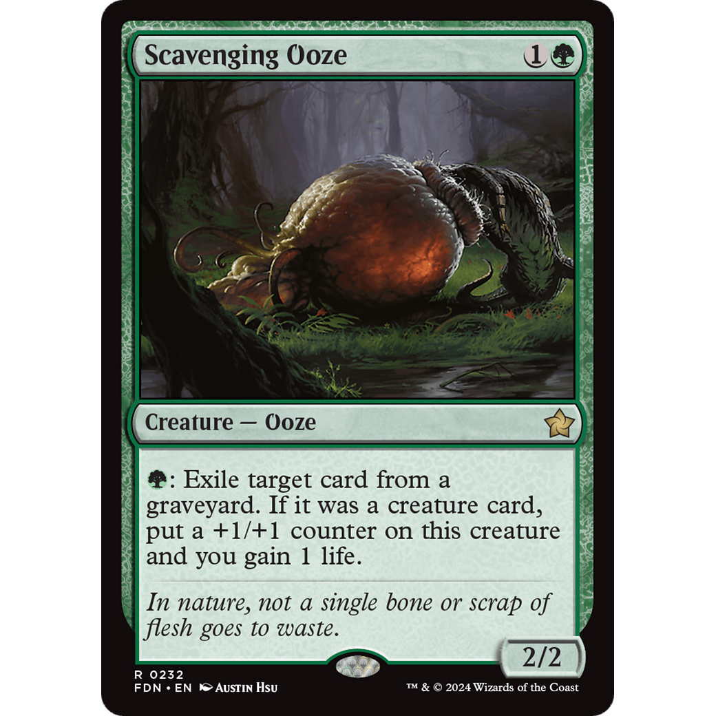 Scavenging Ooze (FDN-232) - Foundations Foil