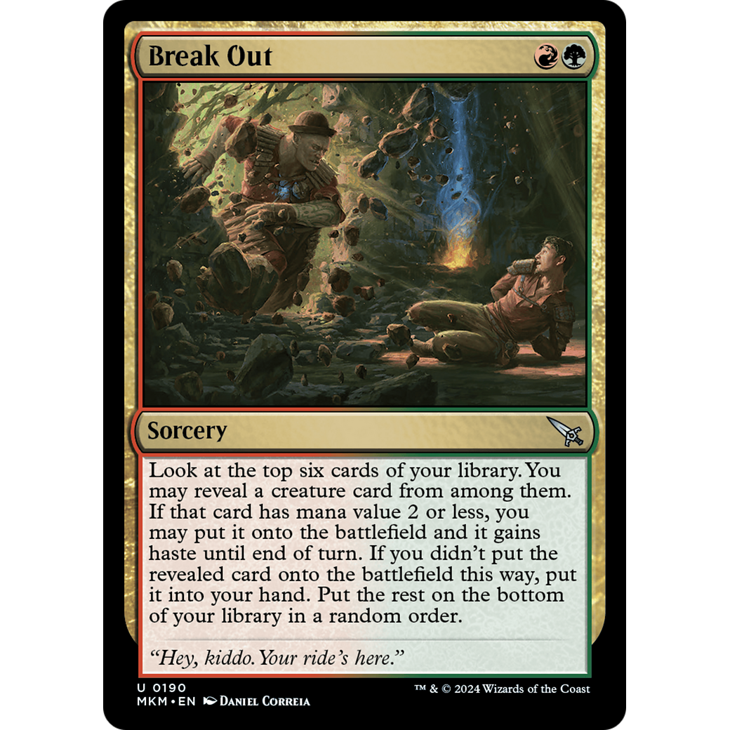 Break Out (MKM-190) - Murders at Karlov Manor