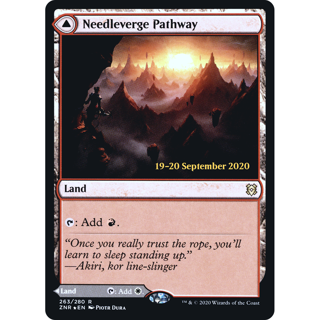 Needleverge Pathway (PRE-263) - Zendikar Rising Promos Foil