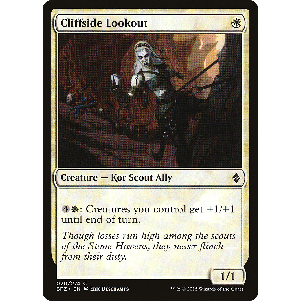 Cliffside Lookout (BFZ-020) - Battle for Zendikar