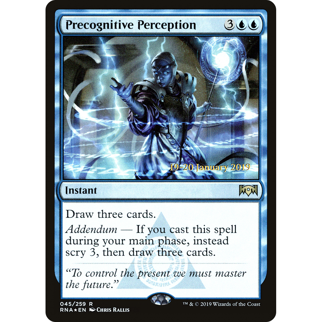 Precognitive Perception (PRE-045) - Ravnica Allegiance Promos Foil