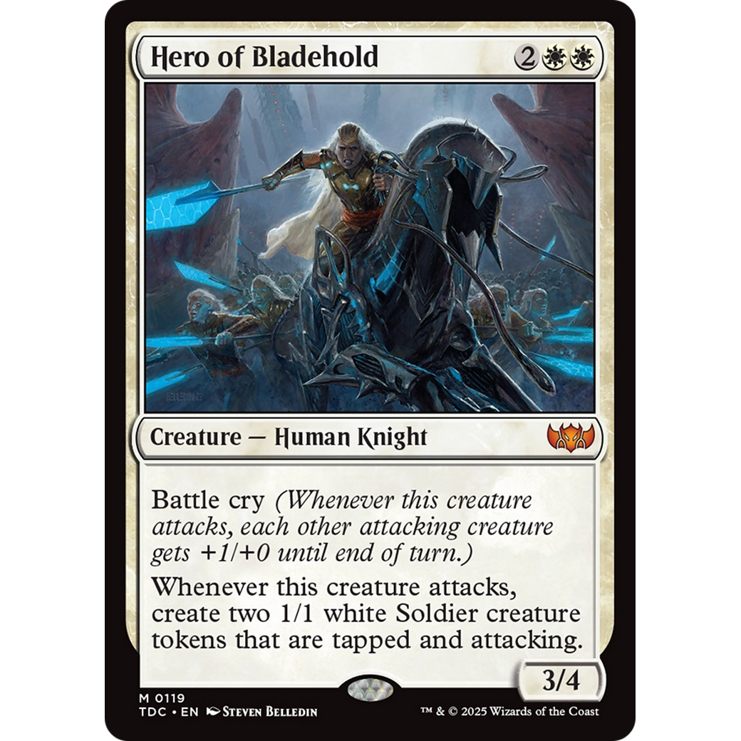 Hero of Bladehold (TDC-119) - Commander: Tarkir: Dragonstorm