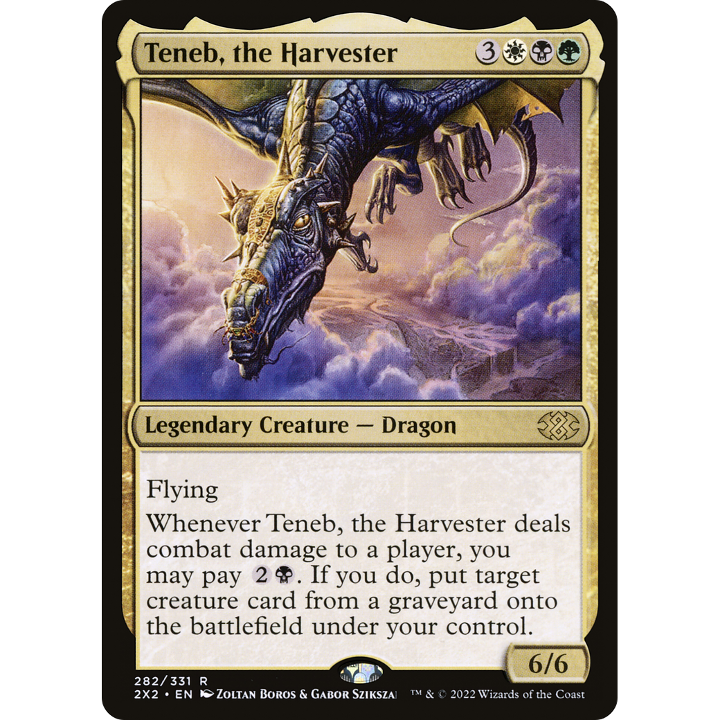 Teneb, the Harvester (2X2-282) - Double Masters 2022 Foil