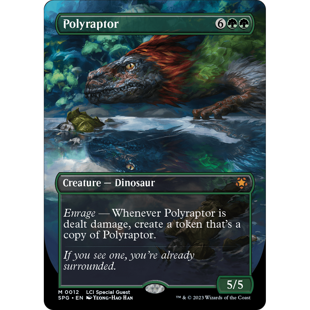 Polyraptor (Borderless) (SPG-012) - Special Guests (Borderless) Foil