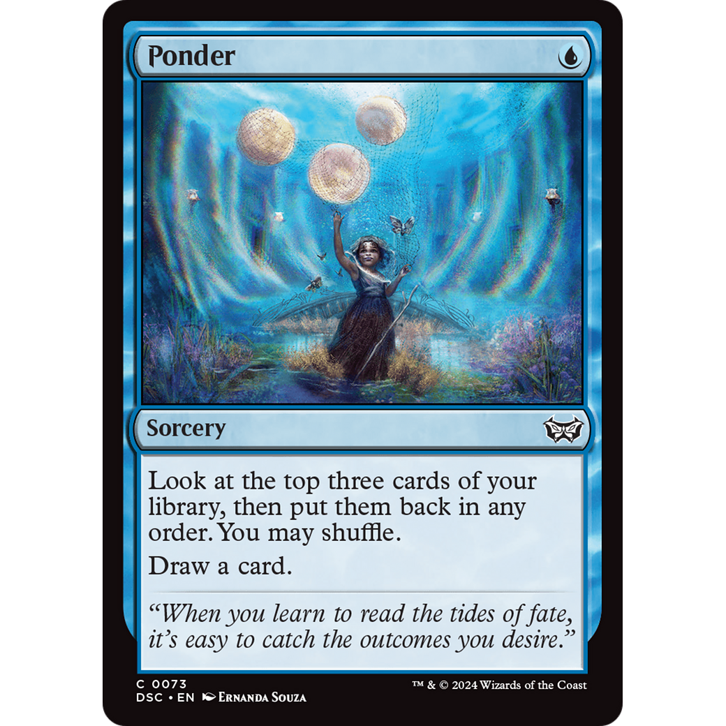 Ponder (DSC-073) - Duskmourn: House of Horror Commander