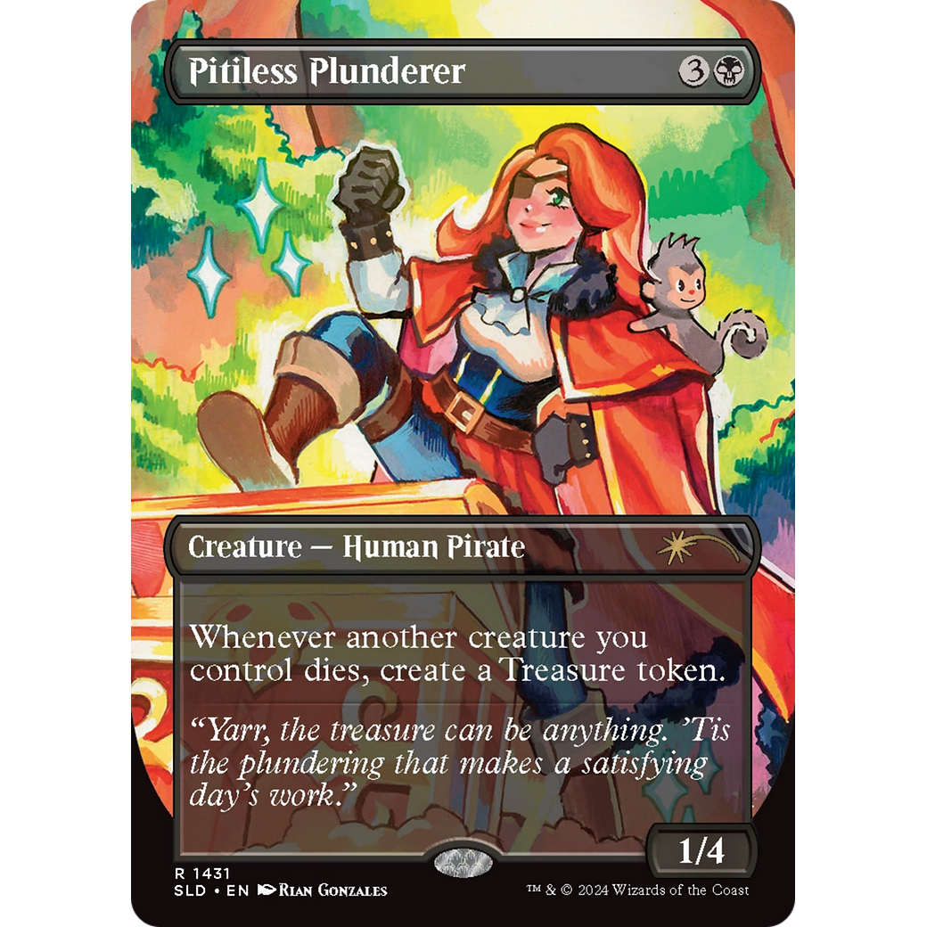 Pitiless Plunderer (SLD-1431) - Secret Lair Drop (Borderless)