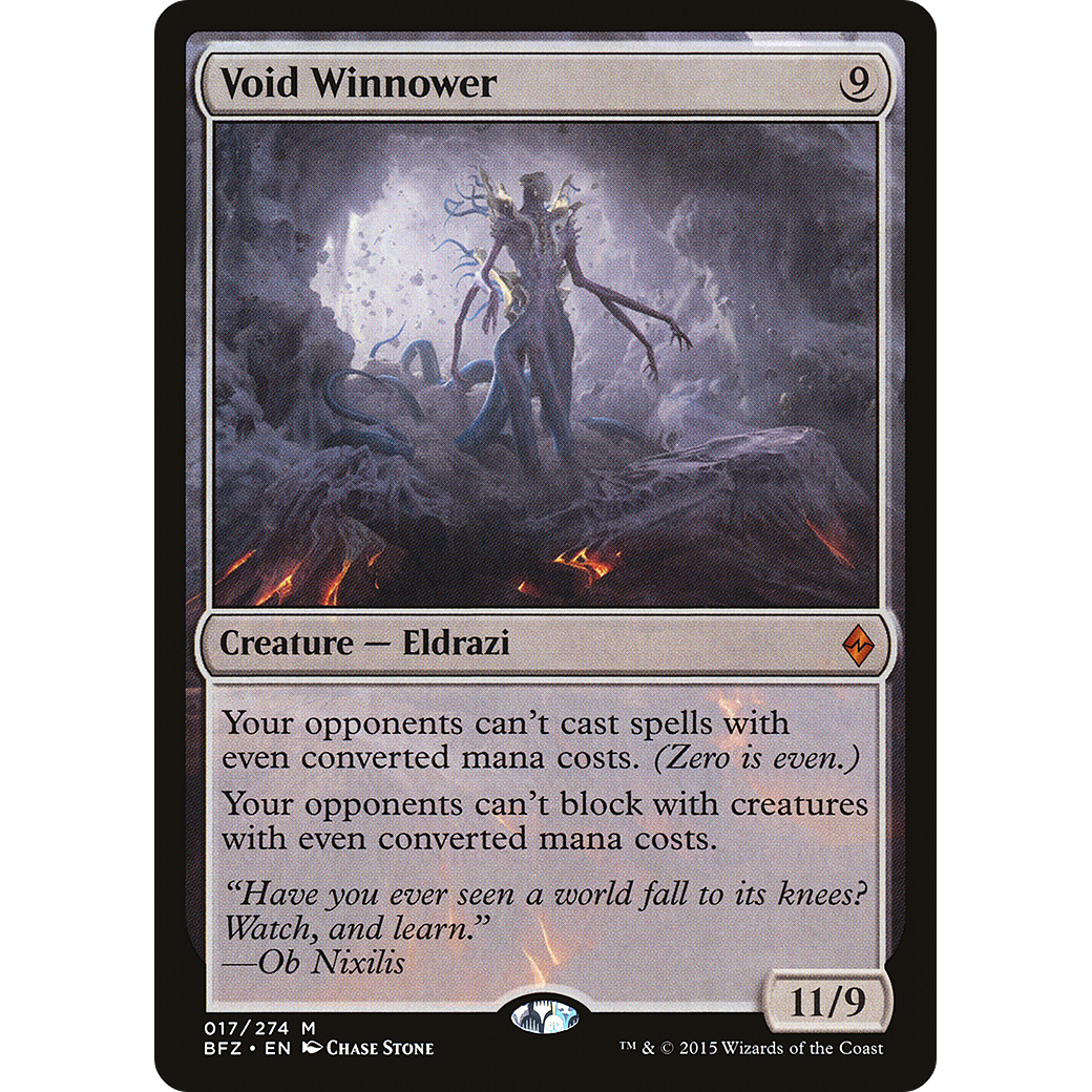 Void Winnower (BFZ-017) - Battle for Zendikar Foil