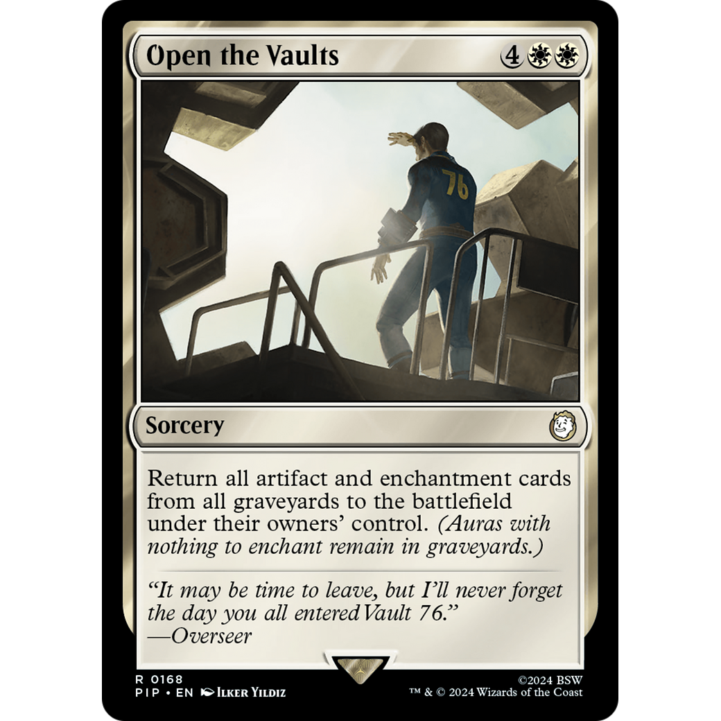 Open the Vaults (PIP-168) - Fallout Foil