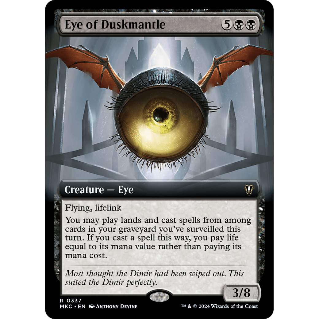 Eye of Duskmantle (MKC-337) - Murders at Karlov Manor Commander: (Extended Art)