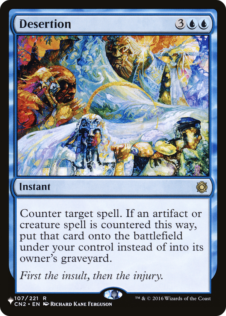 Desertion (LIST-107/221) - The List