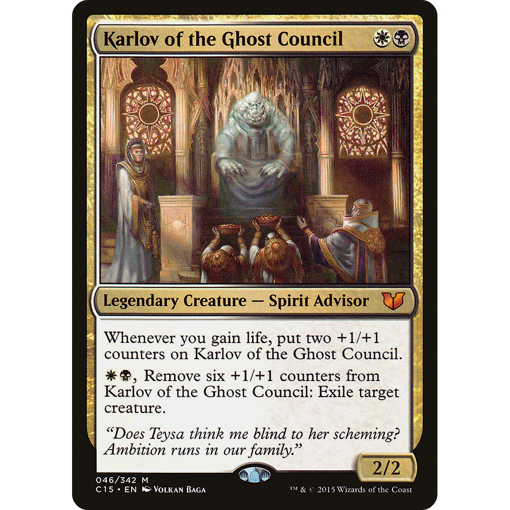 Karlov of the Ghost Council (C15-046) - Commander 2015