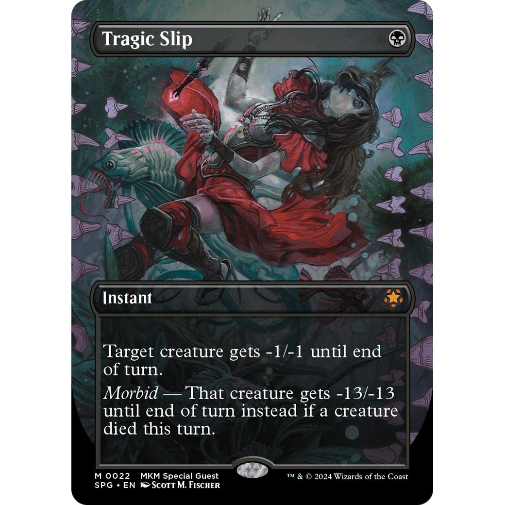 Tragic Slip (Borderless) (SPG-022) - Special Guests (Borderless) Foil