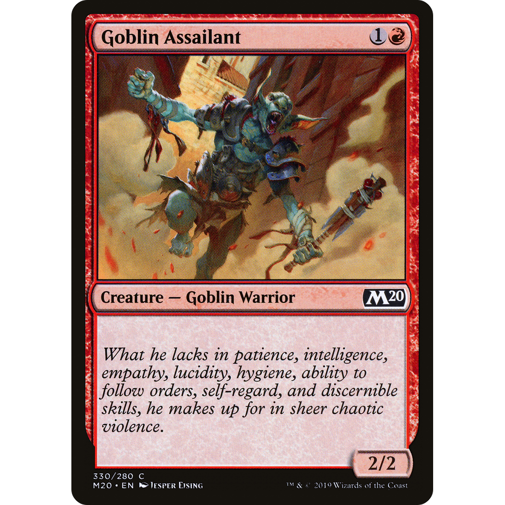 Goblin Assailant (M20-330) - Core Set 2020