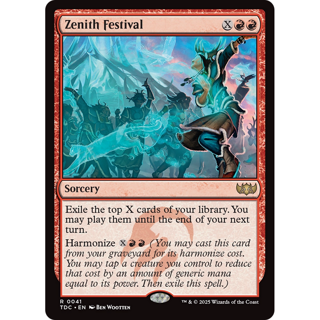 Zenith Festival (TDC-041) - Commander: Tarkir: Dragonstorm