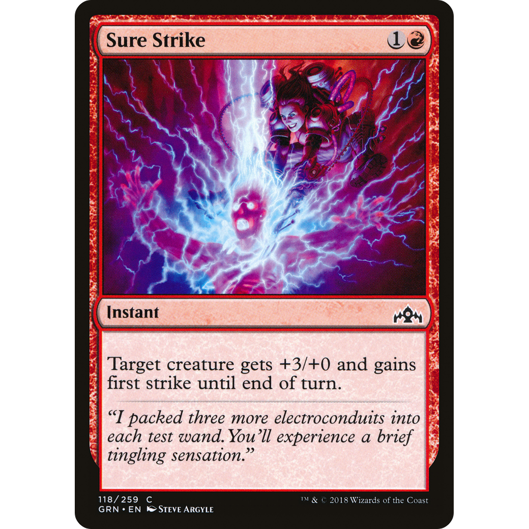 Sure Strike (GRN-118) - Guilds of Ravnica Foil