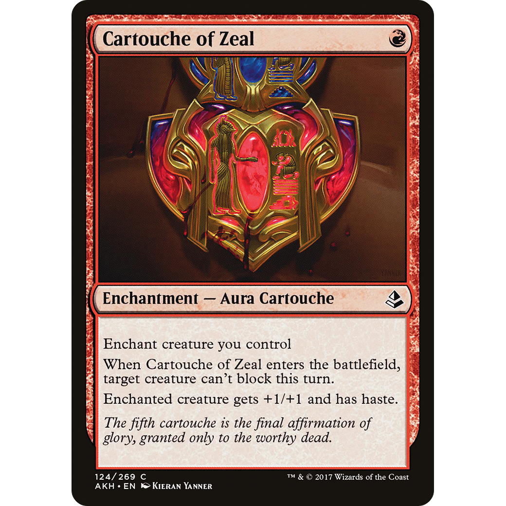 Cartouche of Zeal (AKH-124) - Amonkhet
