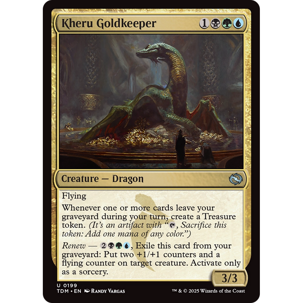 Kheru Goldkeeper (TDM-199) - Tarkir: Dragonstorm Foil