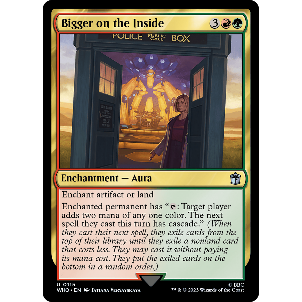 Bigger on the Inside (WHO-115) - Doctor Who Foil