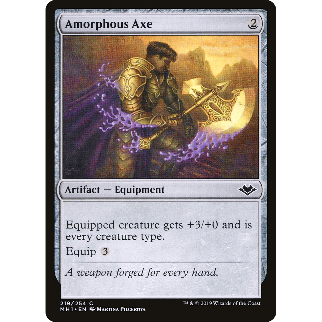 Amorphous Axe (MH1-219) - Modern Horizons Foil