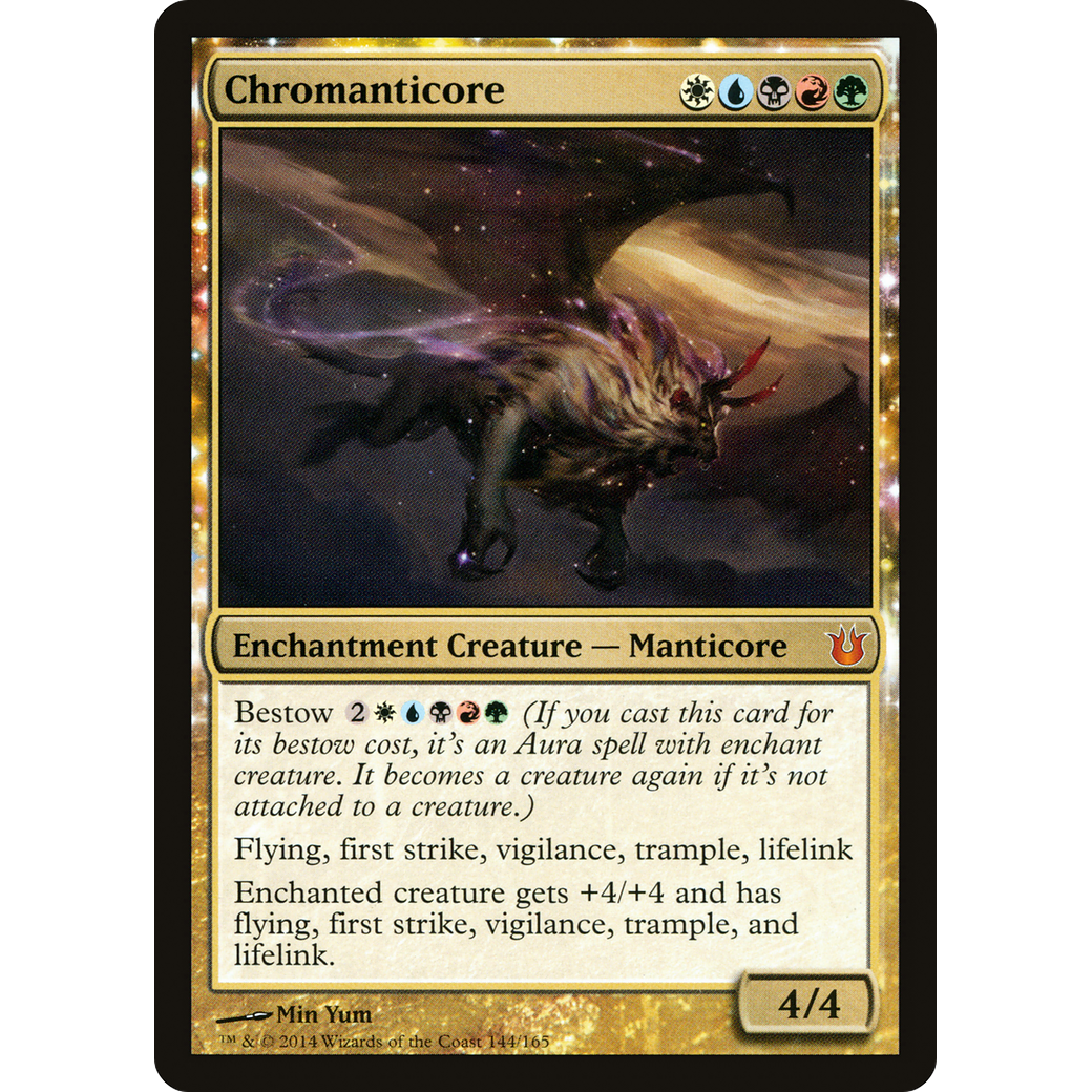 Chromanticore (BNG-144) - Born of the Gods: (enchantment) Foil