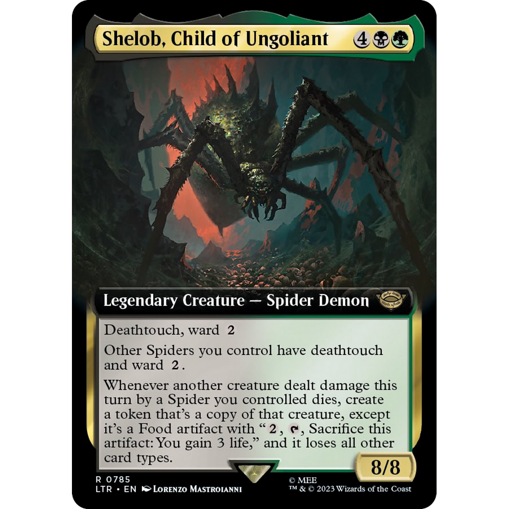 Shelob, Child of Ungoliant (LTR-785) - The Lord of the Rings: Tales of Middle-earth: (Extended Art) Foil
