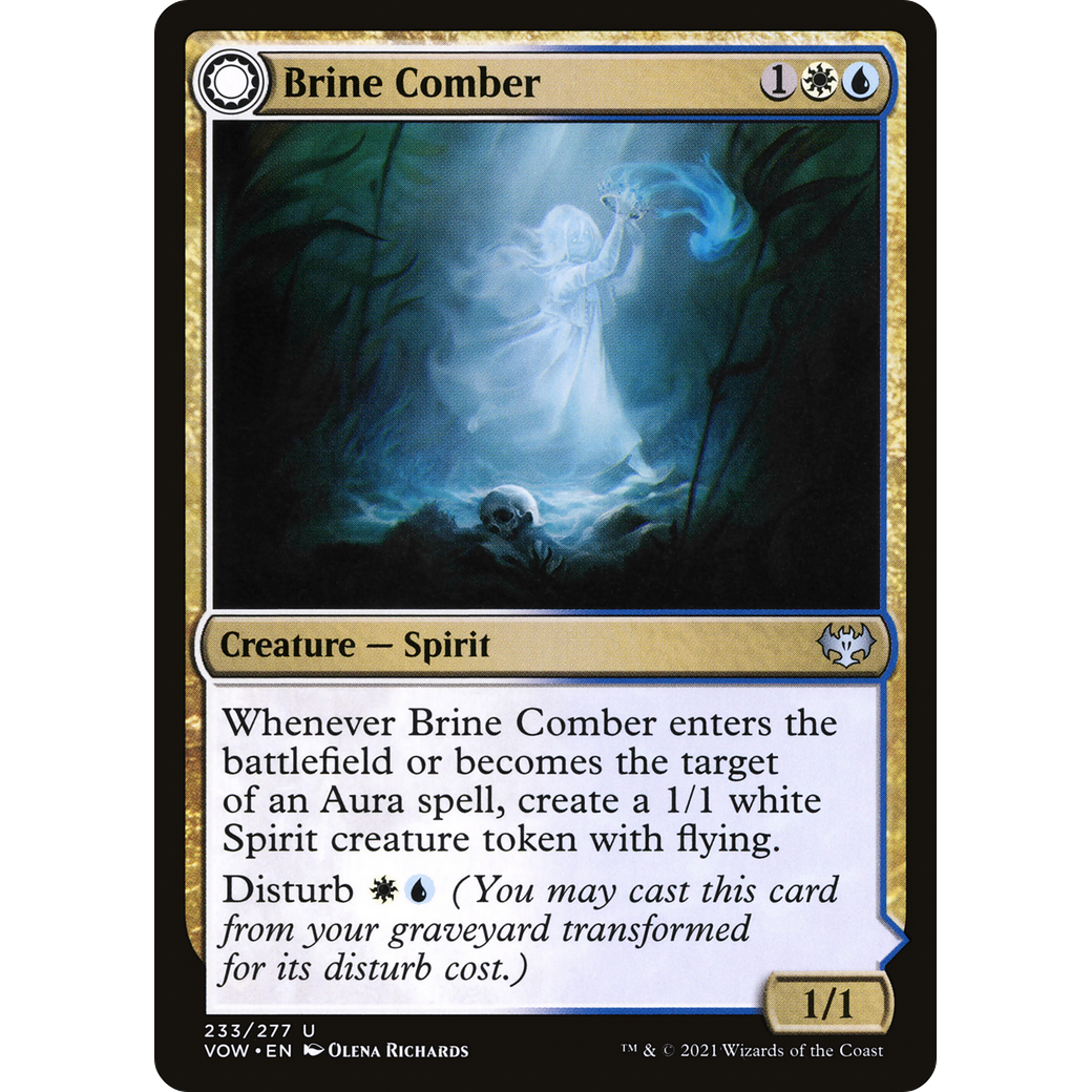 Brine Comber (VOW-233) - Innistrad: Crimson Vow: (Double Faced Transform)