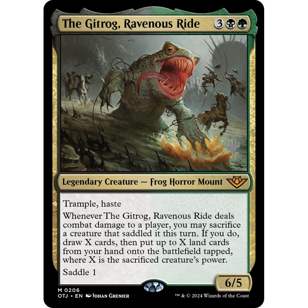 The Gitrog, Ravenous Ride (PPOTJ-206P) - Outlaws of Thunder Junction Promos