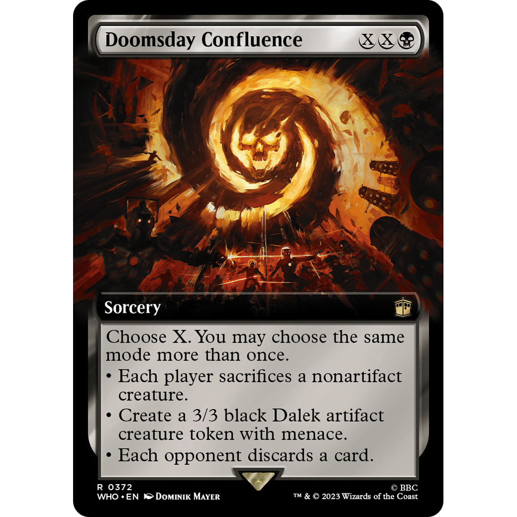 Doomsday Confluence (Extended Art) (WHO-372) - Doctor Who: (Extended Art) Foil