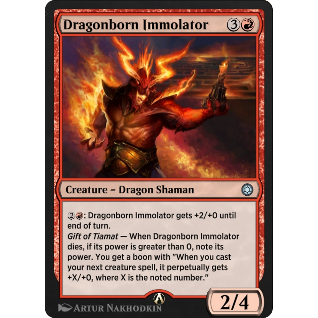 Dragonborn Immolator (HBG-051) - Alchemy Horizons: Baldur's Gate